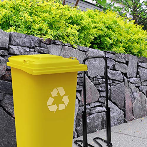 Manual Waste Compactor for Household Trash Bins 60-240L - Steel Black