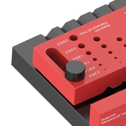 Bothyi Dowel Jig Kit Drill Guide Self Centering Jig Accessories Adjustable Metal Practical Drill Holes Locator Puncher