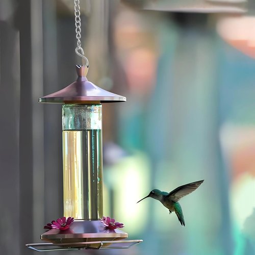 6 Pcs Stain Glass Window Hanging Chain, 20 Inch Hanging Chains with Hooks, Picture Chain, Outdoor Decorative Chains for Walls Gardens and Kitchens