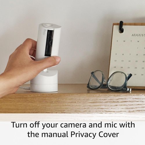 Ring Pan-Tilt Indoor Cam | See all around with 360° pan coverage, HD video, plus Two-Way Talk (2024 release) | Charcoal