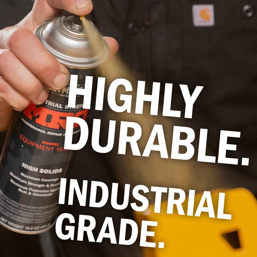 SEYMOUR 620-1415 Industrial MRO High Solids Spray Paint, Gloss Black , 16 Ounce (Pack of 1)