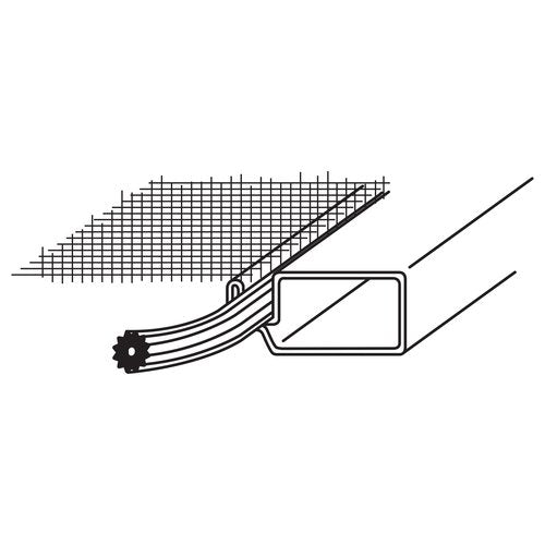 Prime-Line PL 7812 Aluminum Screen Frame Kit, 5/16 inch x 3/4 inch x 36 inch, White, Set of 1