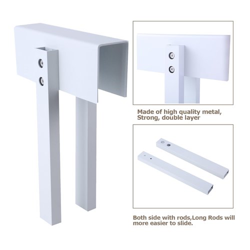 kobeIeen Bifold Door Lock Double Door Child Locks Childproof Closet Door Lock Metal Double Door Lock Metal Pantrys Lock