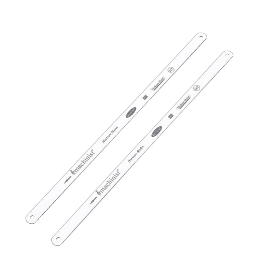 Imachinist S101224x2 10" Hacksaw Blades, 24 TPI for Metal Cutting, M2 Type, Bi-Metal, Hand Tools Replacement, Handsaw Assortment, 2 Pack