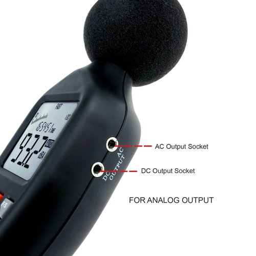 Decibel Meter Sound Level Meter Recorder Digital dB Meter Professional Noise Meter Detector Monitor 30dB to 130dB Portable SPL Meter with Data Logging for Home, Office, Outside