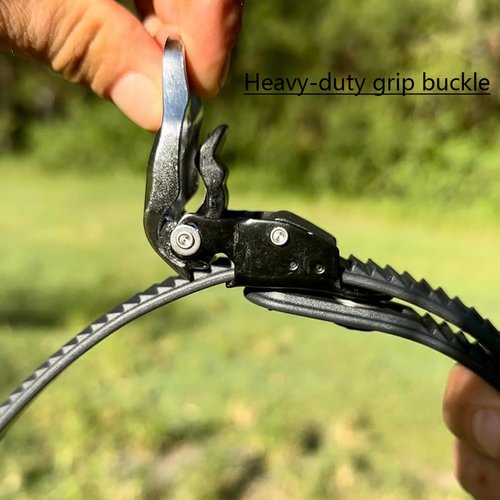 Heavy-Duty Grip Lock Strap，Ultimate Heavy-Duty Gripstrap，Adjustable Metal Ratchet Buckle Super-Strong Nylon Webbing, Reusable Ratchet Tie Down Straps for Every Adventure Daily Use (3pcs)