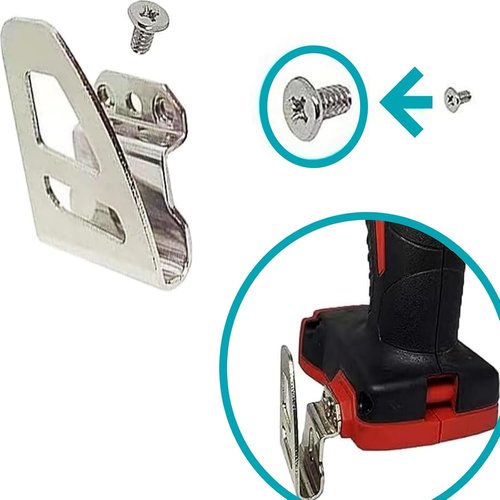 42-70-2653 Belt Clip/Hook Compatible with Milwaukee M-18 Fuel Tools 2604-20, 2604-22, 2604-22CT, 2797-22,2804-20,2904-20, Impact Driver Hammer Drill Belt Clip (5-pack)