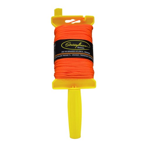 Stringliner 11459 Original Mason’s Line Reels. Stringliner® Original BRAIDED ORANGE 250'. (2 Pack)