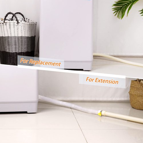 MyLifeUNIT Washing Machine Drain Hose Extension Kit, Universal Fit All Drain Hose, 6.9 Feet
