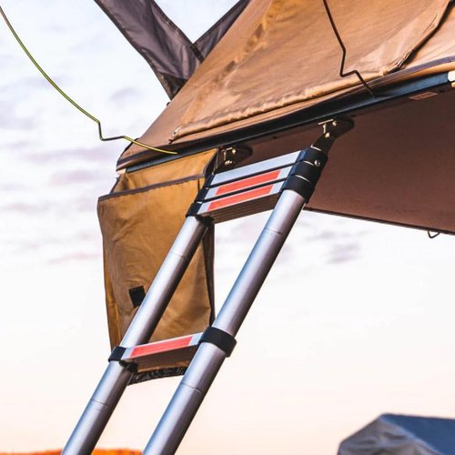 Tuff Stuff Overland TS-LDR-Tele-2.6M Roof Top Tent Telescoping Extension Ladder, 102 Inch, 330 Load Capacity