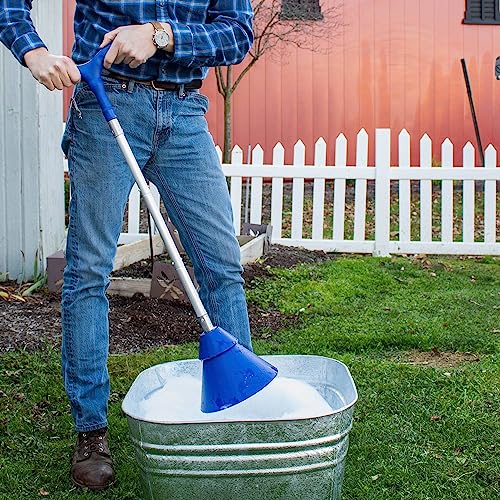 Lehman's Manual Clothes Washer - Portable Hand-Powered Laundry Agitator for Buckets and Sinks