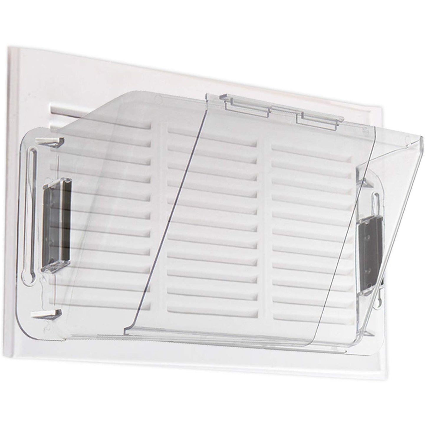 Home Intuition - Adjustable Magnetic Air Vent Deflector for Sidewall, AC, Ceiling and Vent Registers - Non-Melting, 10lb Pull Force - Fits 10-14 Inch (1 Pack)