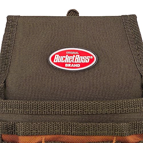 Bucket Boss - Tool Pouch with FlapFit, Pouches - Original Series (54140) , Brown