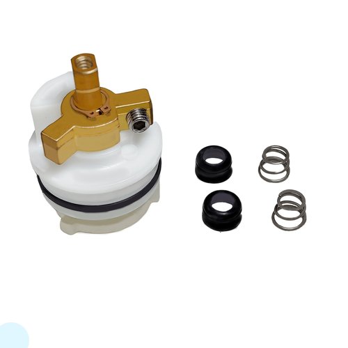 ALITZ Replacement Faucet Cartridge for Genuine Delta OEM RP1991 / Use for Delta 1600 Series tub and Shower faucets Included RP4993 Pair of Seats and Springs