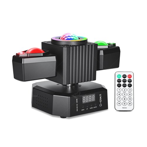 Dreamland Party Disco Light, Disco Ball Dj Light Sound Activated with Remote Control Stage Strobe for Parties KTV Christmas (Angel)