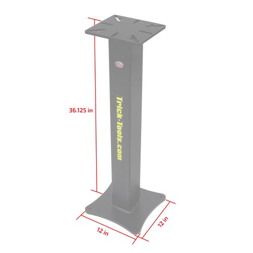 Trick-Tools Versa-Mount Heavy-Duty Vise and Grinder Floor Pedestal, Made in the USA