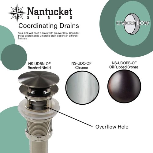 Nantucket Sinks UM-13x10-W 13x10" Oval Ceramic Undermount Vanity Sink – Small Bathroom Sink, Mini Tiny Bowl, Overflow, High Gloss White Vitreous China – Scratch & Stain Resistant, Great Point
