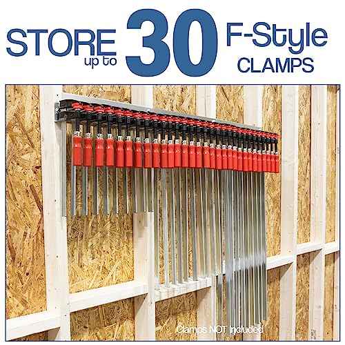 F-Clamp Modular Clamp Rack ?Easy and Quick to Align ?Pre-Drilled 16 inch on Center ?3 Pack