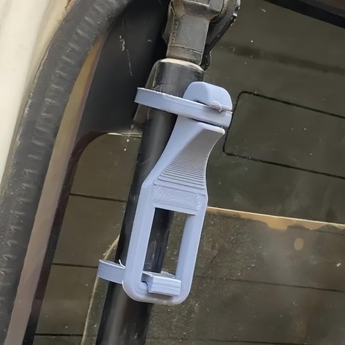 Rear Window Lock Bracket for Toyota FJ Cruiser,1.2" Airflow Spacer Kit,Secure Hatch Holder,Tool-Free Install.Gas Strut Storage,Weather Resistan