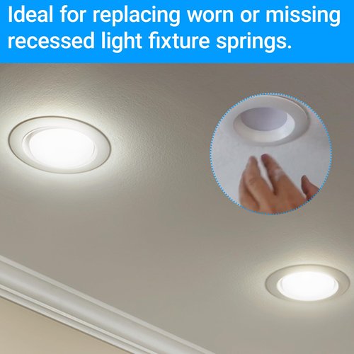 Recessed Lighting Coil Spring, Replacement Coil Springs for Trim, for Halo H7 Recessed Housing Series 301, 310, 401 and 426 Trim (10-Pcs)