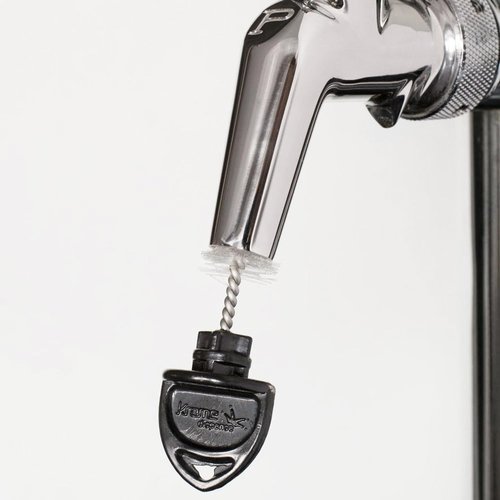 Standard Beer Draft Keg Line Cleaning kit with 4oz Beer Line No Rinse Powder Cleaner - Hand Pump Pressurized - Easy Safe to Use Keg Claner - w/Brush, Faucet Plug, Instruction Manual
