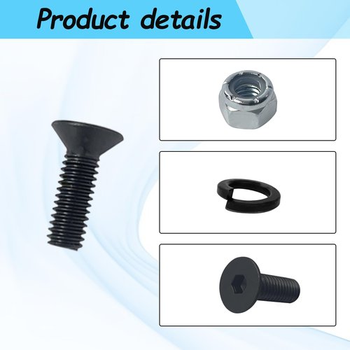 4-GUO054 Wood Chipper Blades 12-710-1054 Screws Compatible with Greatcircleusa, C30 Lite&3-in-1 Wood Chippers Shredders Most Brands