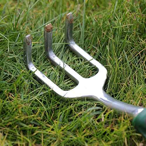 Mr. Pen Black Mini Hand Rake, Hand Cultivator, Garden Tool, 3 Prong Garden Rake, Manual Operation, Metal, Great for Weeding and Turning Soil