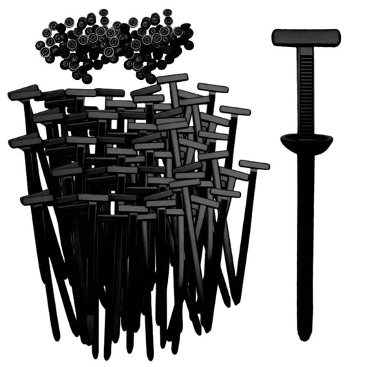 Nylon Universal Cable Tie Buckle, Heavy Duty Self-Locking Nylon Zip Ties Holder, New Multifunctional Cable Tie Buckle for Car Daily Repair (50pcs)