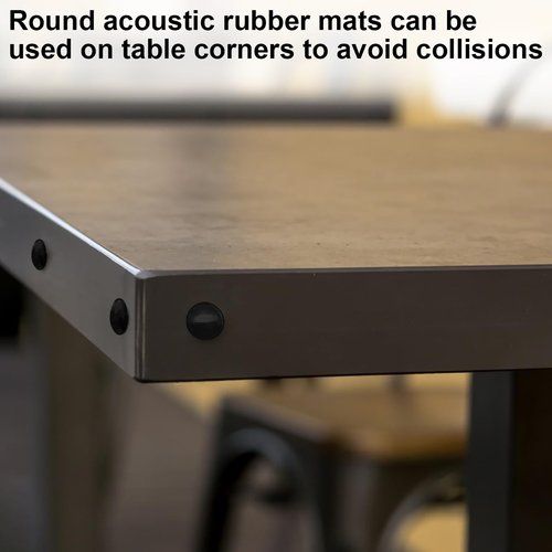 300 Pcs Combo Pack Clear Adhesive Bumper Pads, 3 Sizes Round Self Adhesive Sound Dampening Transparent Rubber Feet Pads for Cabinet Doors Drawers Glass Tops Picture Frames Cutting Boards,Black
