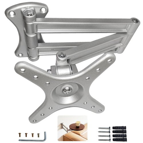ANTEISI Bedside Shelf Wall Mount Tea Table Folding Brackets,Floating Nightstand Retractable Folding Hinges,Narrow Side Table Retractable Bracket,Suitable for Living Room,Bedroom,Study,Bathroom,Etc