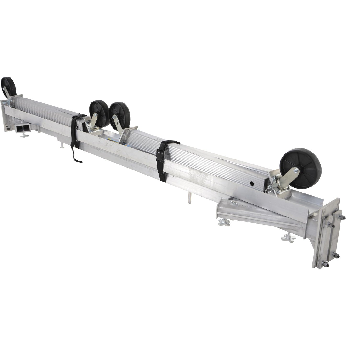 Vestil AHA-2-10-10 Aluminum Adjustable Height Gantry Crane with Glass Filled Nylon Casters 10 Ft. Wide x 10 Ft. Max Usable Height 2,000 Lb. Capacity Silver