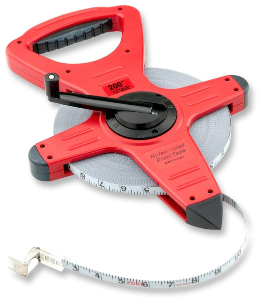 CST/berger 82-20010B 200ft Nylon-Clad Steel Zip-Line, 82-Series Open Reel Tape in FEET/10THS