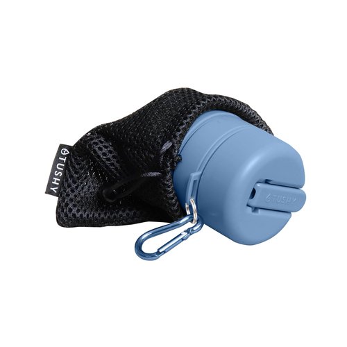 TUSHY Travel Bidet: Collapsible & Expandable for Discreet Portability, Refreshing Clean for Home, Camping, Outdoors & Travel (Helps Hemorrhoid Relief, Peri Bottle for Postpartum Care) (Glacier)