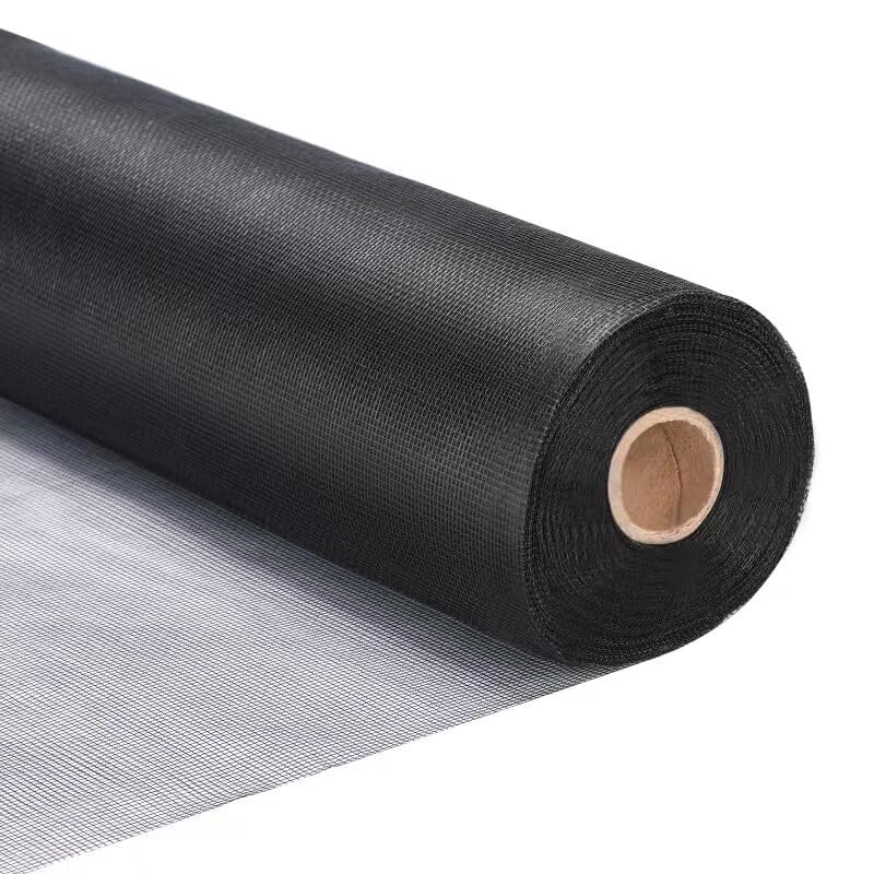 Lengtimo 36” x 100’ Black Fiberglass Window Screen Roll - Easy DIY Replacement