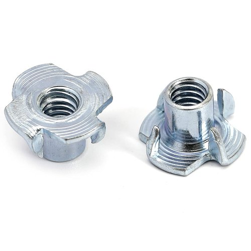 Reegoo 1/4-20 Threaded Inserts for Wood T Nuts 1/4-20 Bolts Fully Threaded Button Head Hex Socket Screws 1" 1-1/4" and Washers