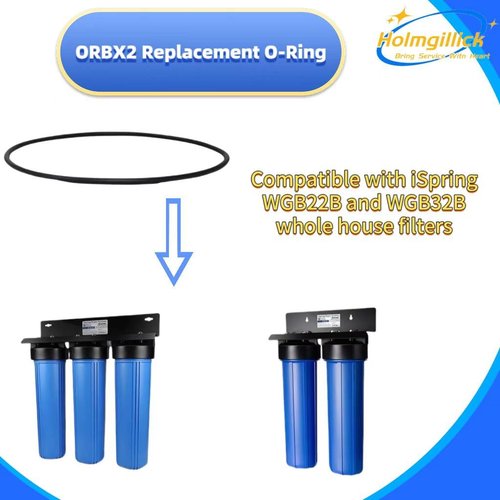 ORBX2 Replacement O-Ring for iSpring WGB22B, WGB32B Series Whole House Water Filter (6 Pack)