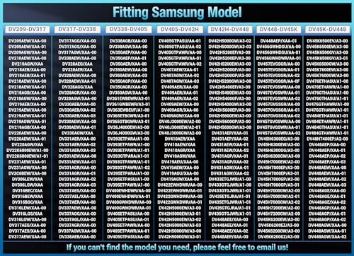 Samsung Dryer Repair Kit DC97-16782A Roller & Belt Replacement