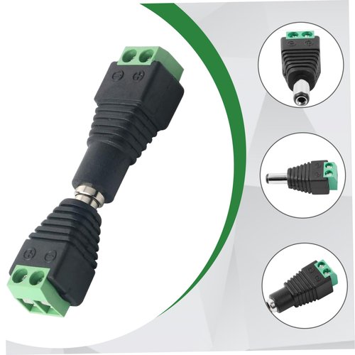 MOUNTTU 32PCS 12v Plug Connector, 5.5mm X 2.1mm Male and Female DC Barrel Connectors for LED Strip CCTV Security Camera Cable Wire Ends Barrel Adapter 12v Plug