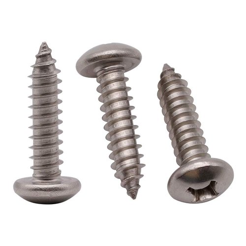 #8 x 3/4" (100 Pack) Stainless Steel Phillips Pan Head Wood Screws, Stainless Steel 304 (18-8), Pan Head Sheet Metal Screws Self Tapping for Wood