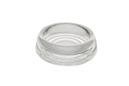 STALLION HARDWARE Heavy-Duty Clear Glass Coasters – Floor Protectors for Furniture Legs, Non-Slip Design to Guard Marble, Tile & Wood Floors from Scratches & Damage (Set of 12)
