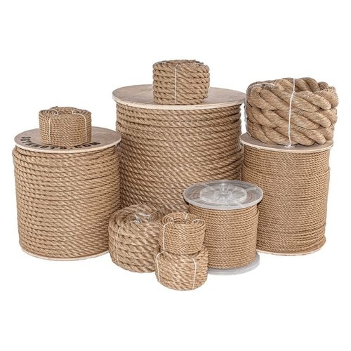SGT KNOTS Twisted ProManila - UnManila, Twisted 3 Strand, Lightweight Synthetic Rope for DIY Projects, Marine, Commercial (1/2 inch x 100 feet)
