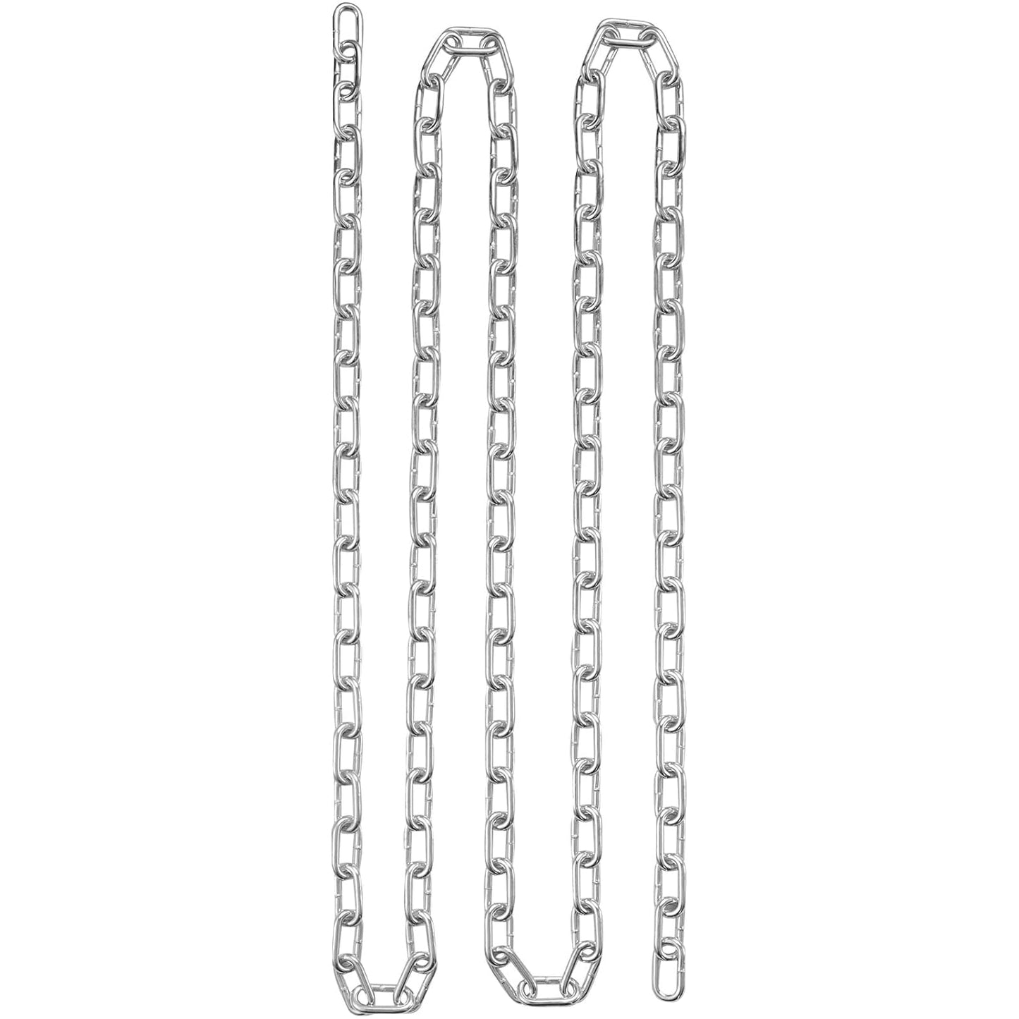 VEVOR Grade 30 Chain 3/16 Inch by 100Ft Length Grade 30 Proof Coil Chain Zinc Plated Grade 30 Chain for Towing Logging Agriculture and Guard Rails