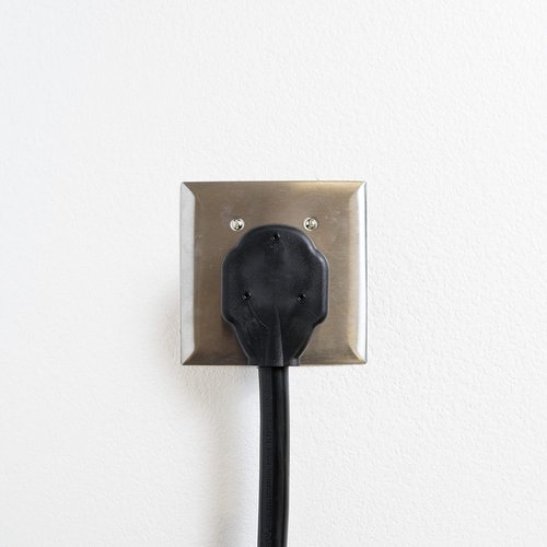 Older Style 3-Pin Stove Range Oven Plug To Newer Style 4-Pin Plugin, Receptacle Outlet, Power Cord Adapter, Electrical Converter Connector, 10-50P To 14-50R 50-Amp 250-Volt. FX1413