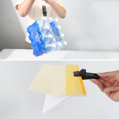 HengLiSam Tarp Clips, Heavy Duty Lock Grip, Clamps Withstand 60mph Strong Wind Fit for Awnings, Outdoor Camping, Caravan Canopies, Car Covers, Swimming Pool Covers (10 pcs)