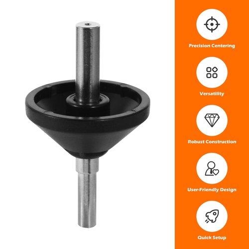 AQDD DNP617 Router Centering Cone Accessorie for Dewalt Fixed Base Compact Router, Also works compatible with routers with a 1/4"" collet