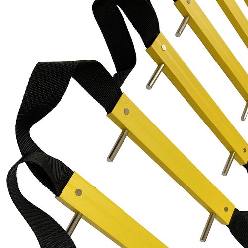 Permanent Fire Escape Ladder Two-Story 13ft | Ladder for Egress, Window or Attic | Hanging Ladders for Fire Emergency | Home Safety | External Ladders for Fire Evacuation | Wall-Mounted Climbing Rungs