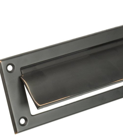 SCHLAGE LOCK CO SC620B-716 Mail Slot, Aged Bronze