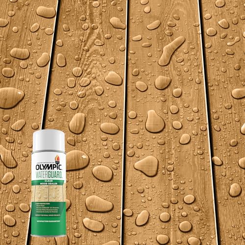 Olympic WaterGuard 11 oz Clear Waterproofing Wood Sealer No Sheen - Exterior Protection