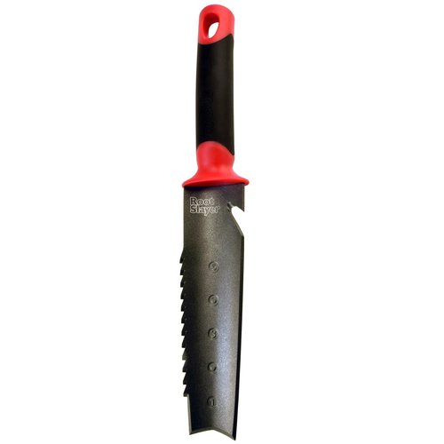 Radius Garden 17211 Root Slayer Soil Knife with Holster, Original Red
