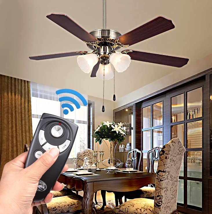 Replacement Remote UC7083T for Hampton Bay Ceiling Fan — Black, SummitLink